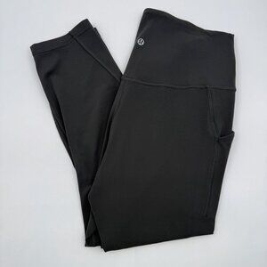 Lululemon Align High Rise Pocket 23" Yoga Leggings Grey Women’s 12 Athleisure